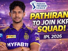 Matheesha Pathirana Set to Join KKR After Receiving NOC
