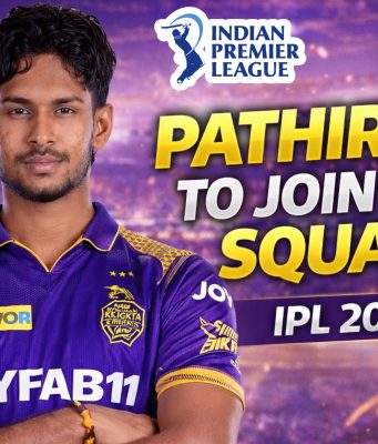 Matheesha Pathirana Set to Join KKR After Receiving NOC