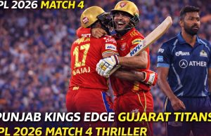 IPL 2026 Match 4: Punjab Kings Edge Gujarat Titans in Thrilling Chase