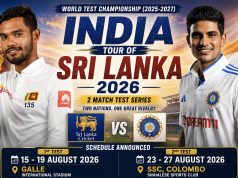 India Set for Test Challenge as Sri Lanka Tour Schedule for 2026 Confirmed