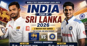 India Set for Test Challenge as Sri Lanka Tour Schedule for 2026 Confirmed