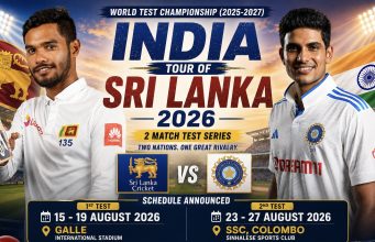 India Set for Test Challenge as Sri Lanka Tour Schedule for 2026 Confirmed