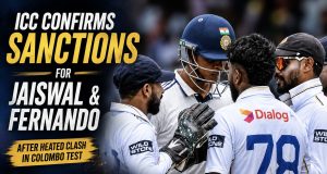 ICC confirms sanctions for Jaiswal and Asitha Fernando after Colombo test incident