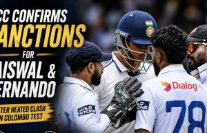 ICC confirms sanctions for Jaiswal and Asitha Fernando after Colombo test incident
